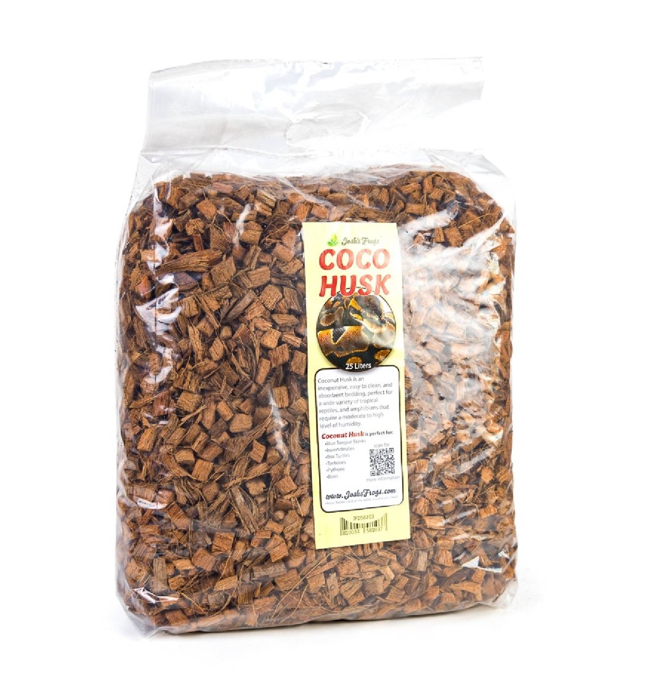 Josh's Frogs Loose Coco Husk Chips, 25 Liters
