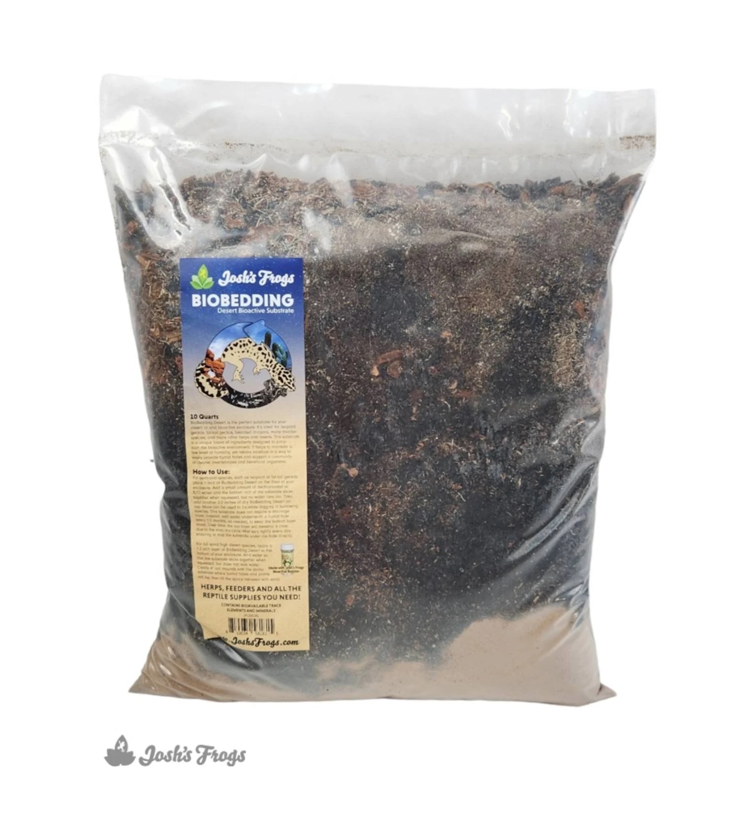 Josh's Frogs Desert BioBedding Bioactive Substrate, 10 quart