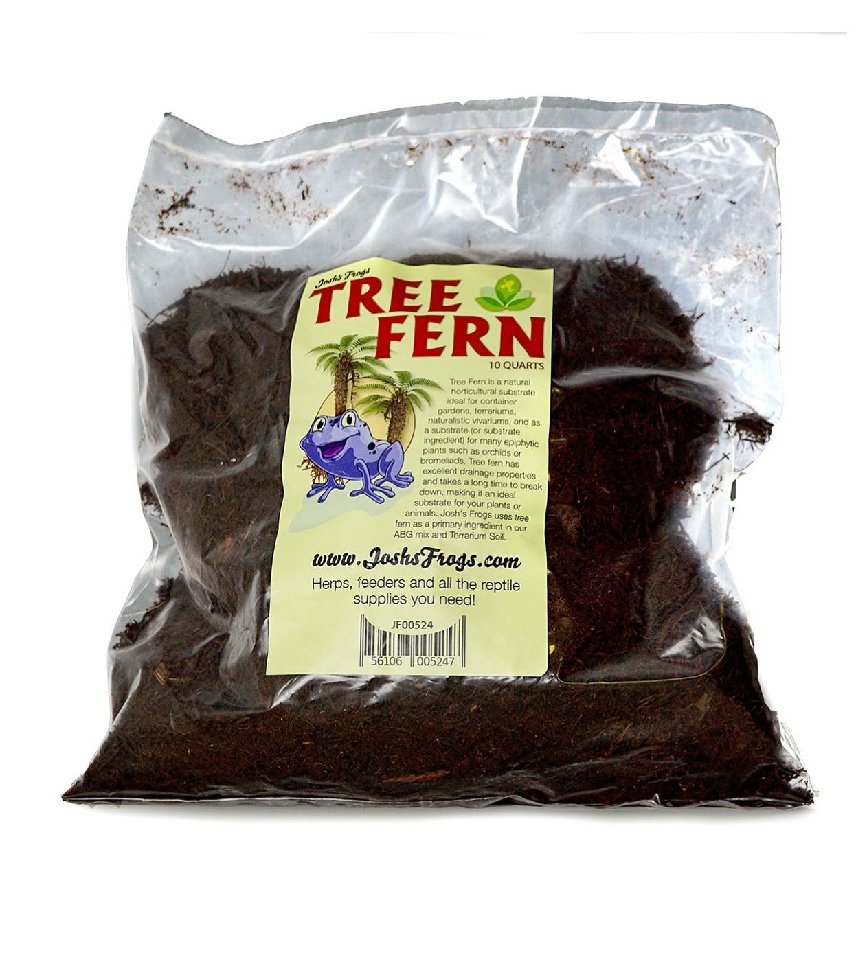 Josh's Frogs Tree Fern Fiber Substrate, 10 quart