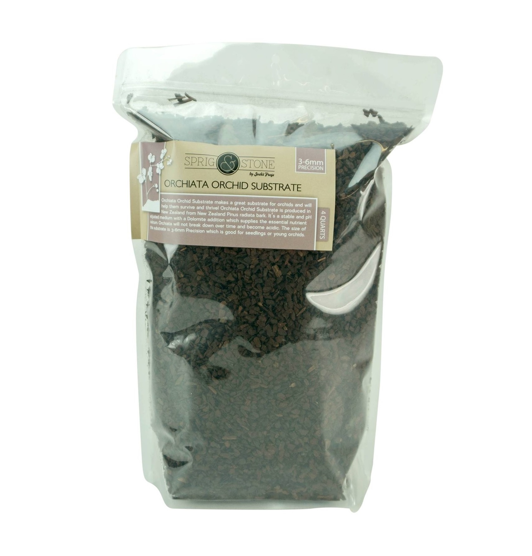 Orchiata Orchid Substrate (3-6mm Precision), 4 Quart