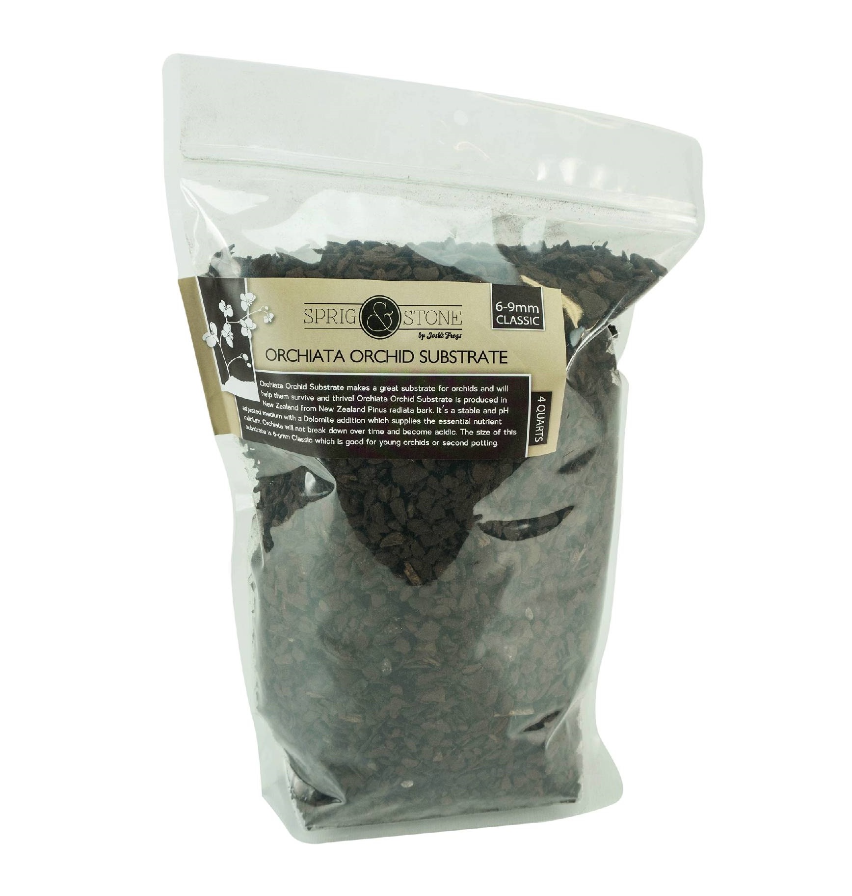 Orchiata Orchid Substrate (6-9mm Classic), 4 Quart