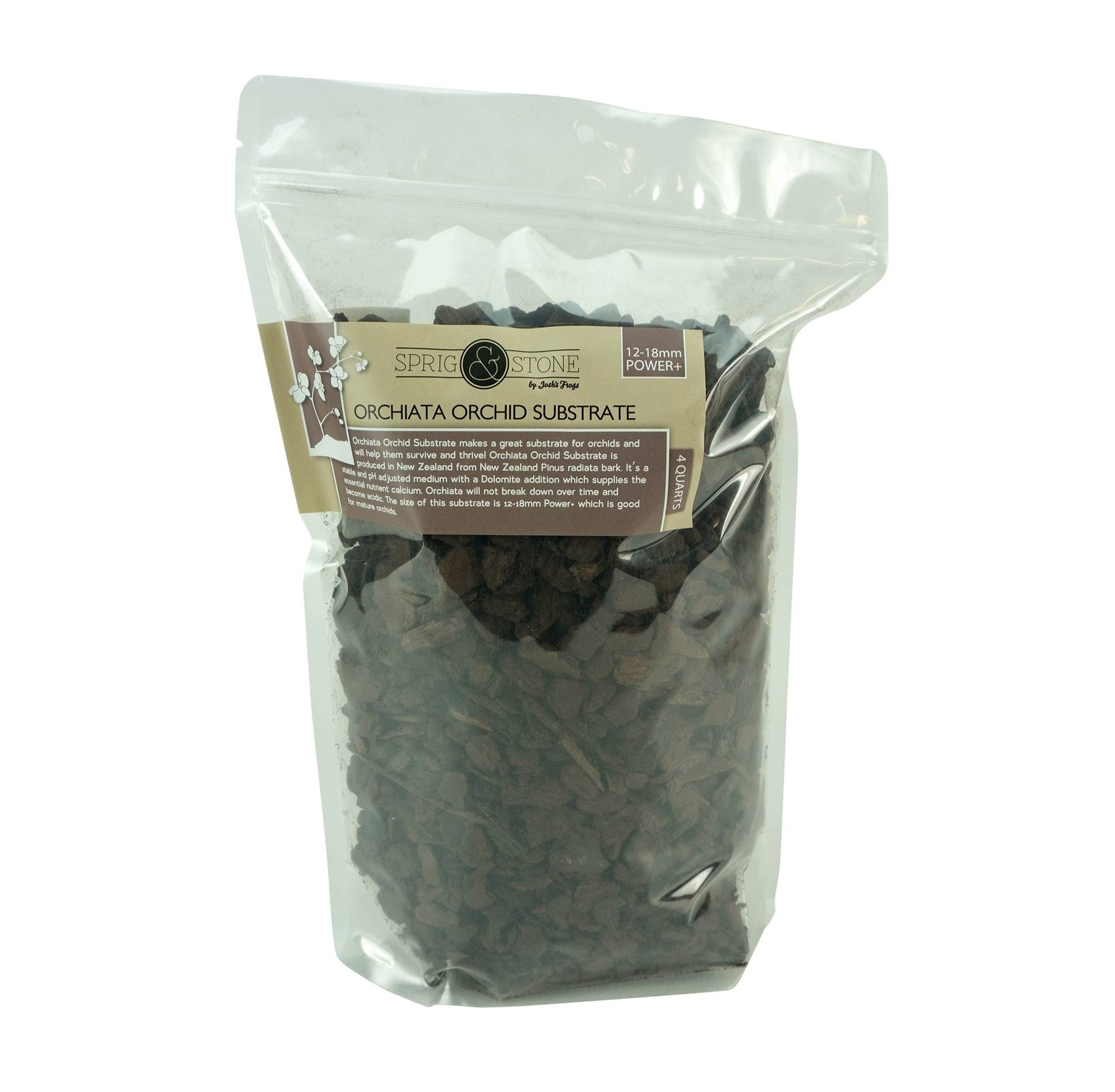 Orchiata Orchid Substrate (12-18mm Power+), 4 Quart